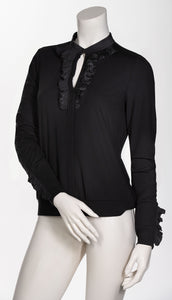 Beate Heymann Shirt Jabot Black